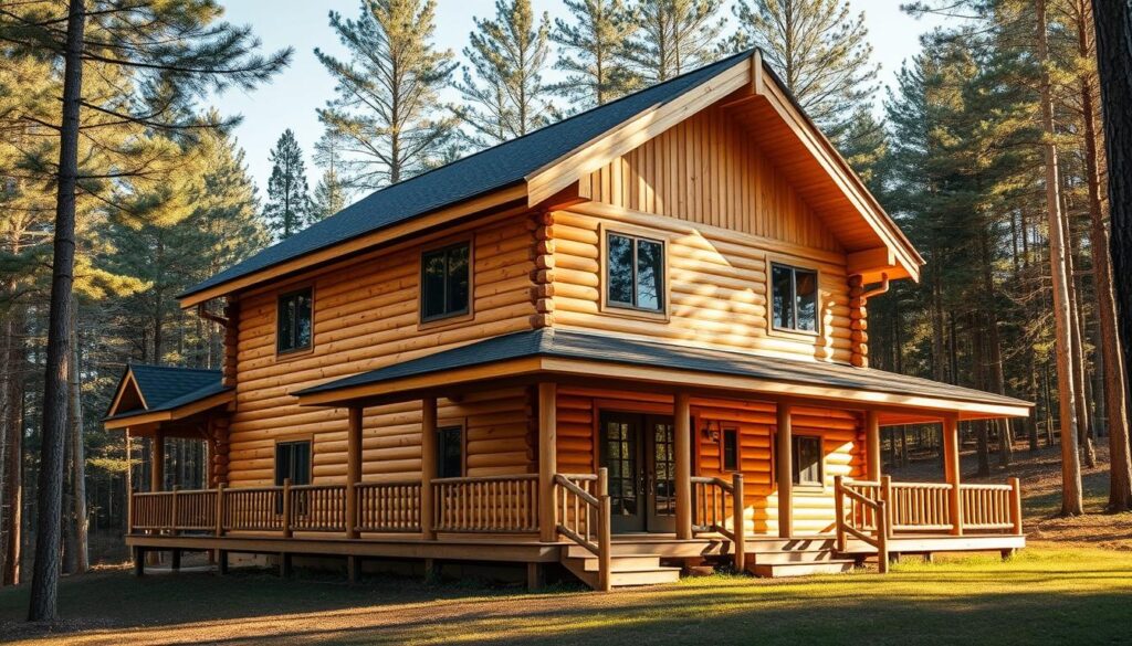 Blockhaus mit 90 mm Wandstärke