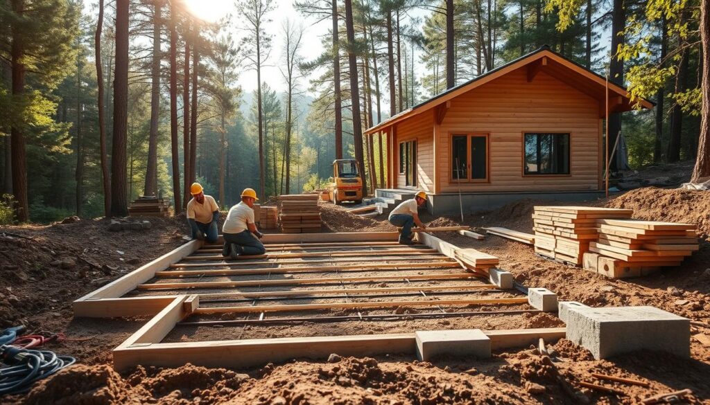 Planung des Fundaments