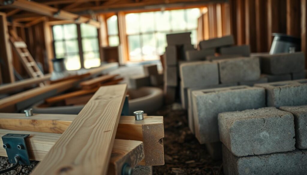 Unterkonstruktion Materialien