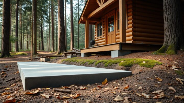 Was ist der beste Untergrund für Holzferienhäuser?