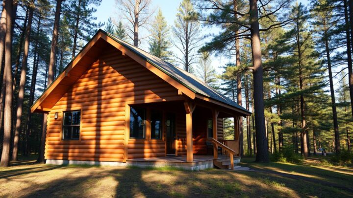 Welche Wandstärke sollte ein Holzferienhaus haben?